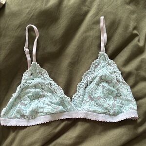 Talula Blue Lace Triangle Bralette